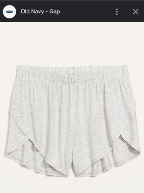 Old Navy Highwaisted Sunday Sleep Ultra Soft Dolphin-Hem Pajama Shorts -